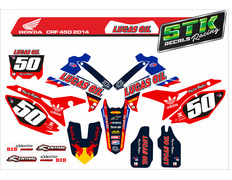 Vinilo Honda crf 450 2014 Lucas Oil