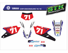 VINILO YAMAHA WRF 250 ENDURO 15-18