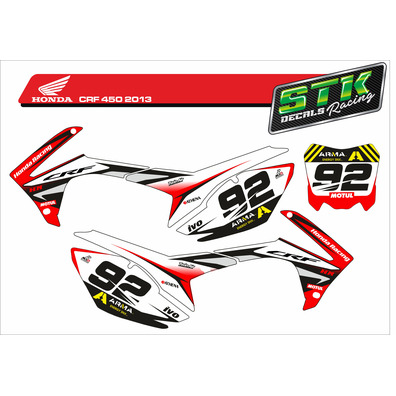 VINILOS HONDA CRF450 2013 ARMA