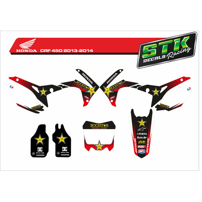 VINILO HONDA CRF 450 2013-14 ROCKSTAR